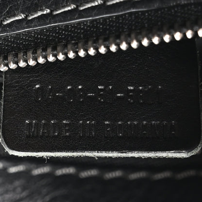 Calfskin Small Paddington Satchel Black
