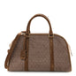 Velvet Suede Le Monogramme Duffle Red Cigar