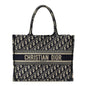 Oblique Medium Book Tote Blue Multicolor