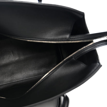 Grained Calfskin Terrasse Bag Black