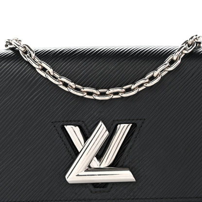 Epi Twist Chain Wallet Black