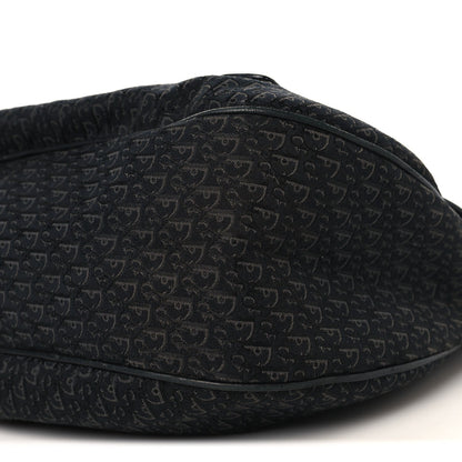 Canvas Diorissimo Buckle Messenger Black