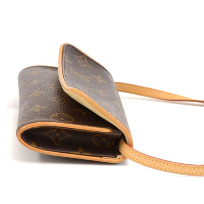 Louis Vuitto Pochette Twin PM Monogram Canvas Shoulder Bag