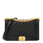 Caviar Quilted New Medium Boy Flap Black
