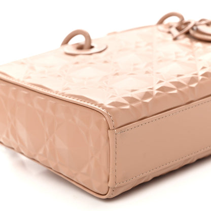 Calfskin Cannage Diamond Medium Lady D-Joy Rose Des Vents