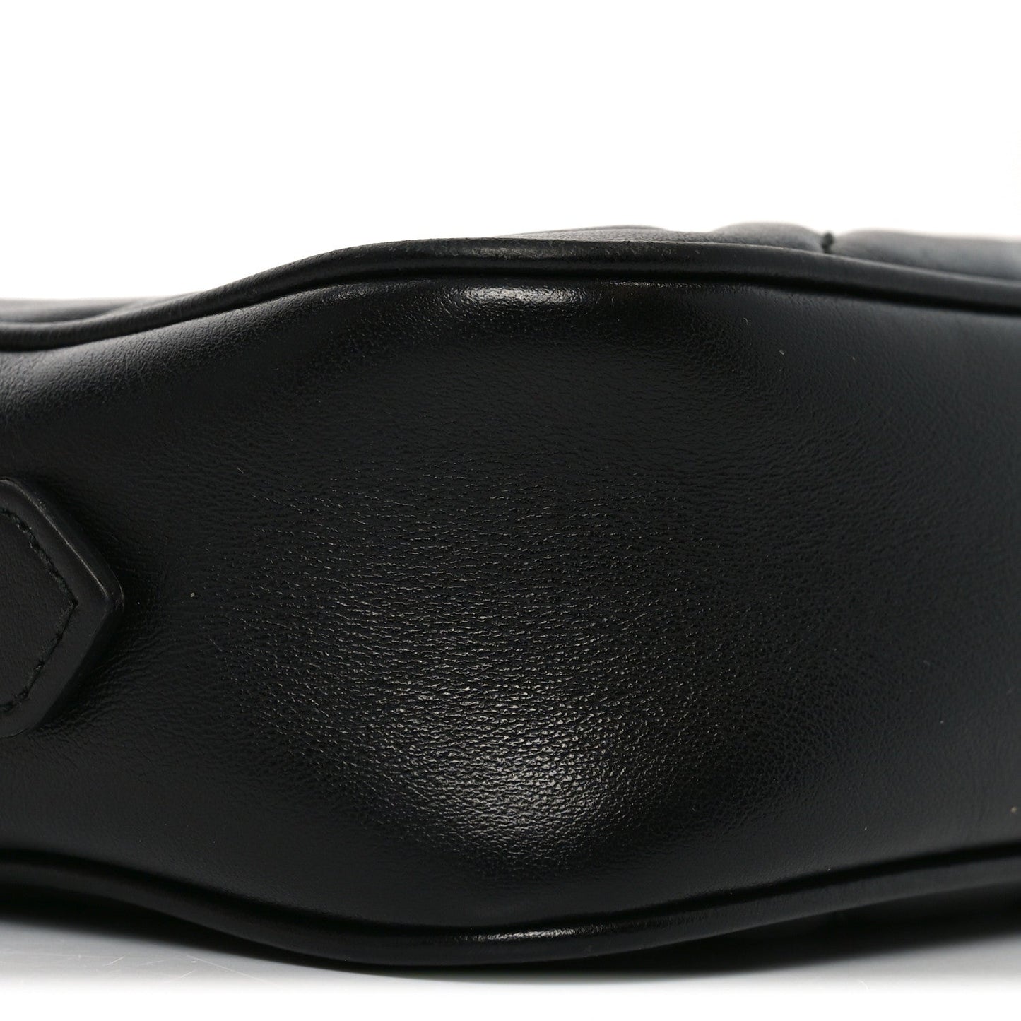 Calfskin Matelasse Mini GG Marmont Chain Shoulder Bag Black