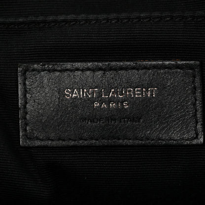 Calfskin Matelasse Monogram Lou Camera Bag Black