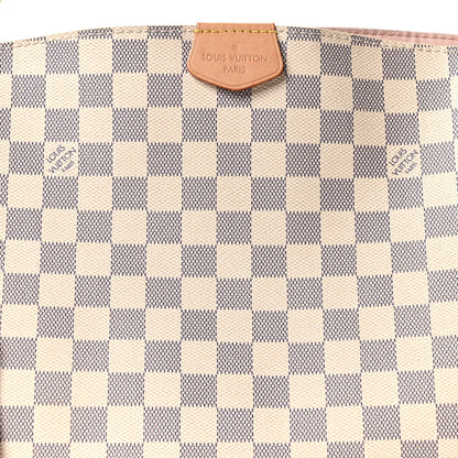 Damier Azur Graceful PM Rose Ballerine