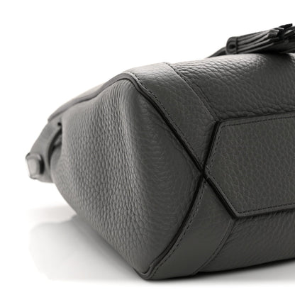Heavy Grain Calfskin Mini Millie Charcoal