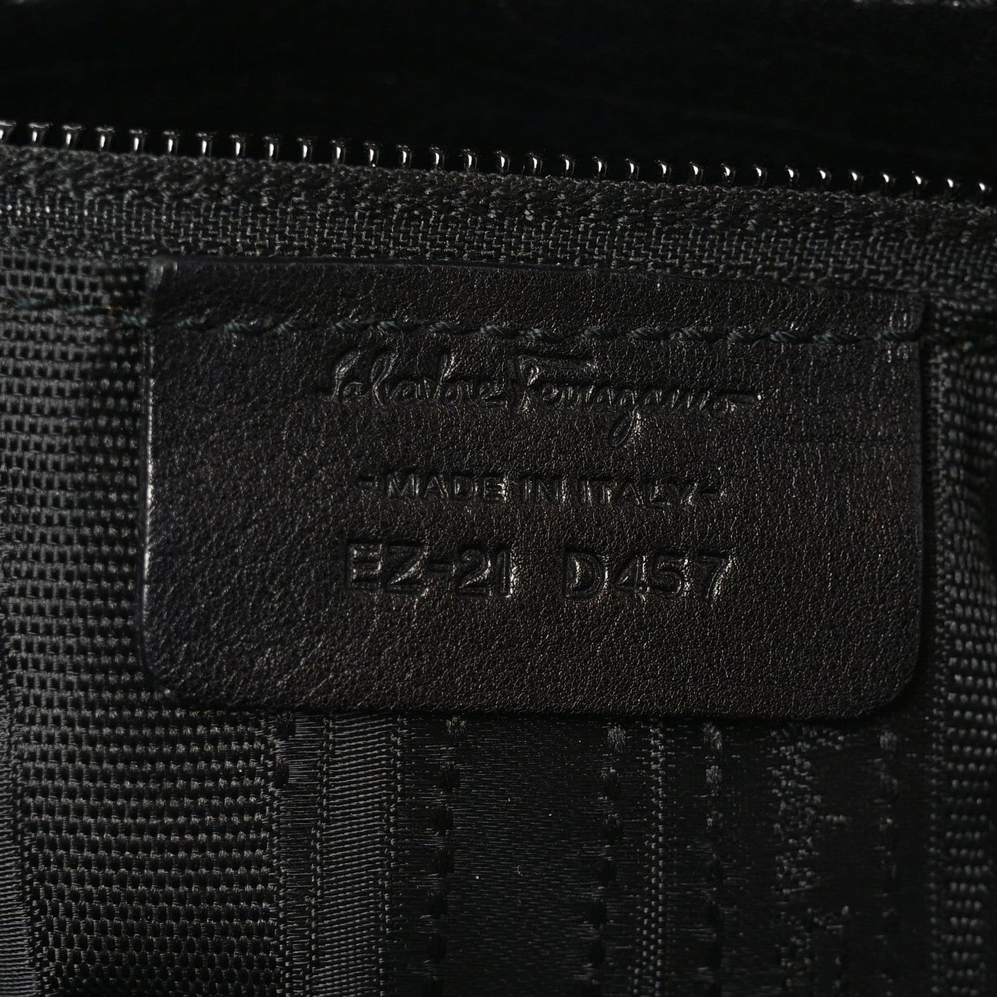 Calfskin Chain Tote Black