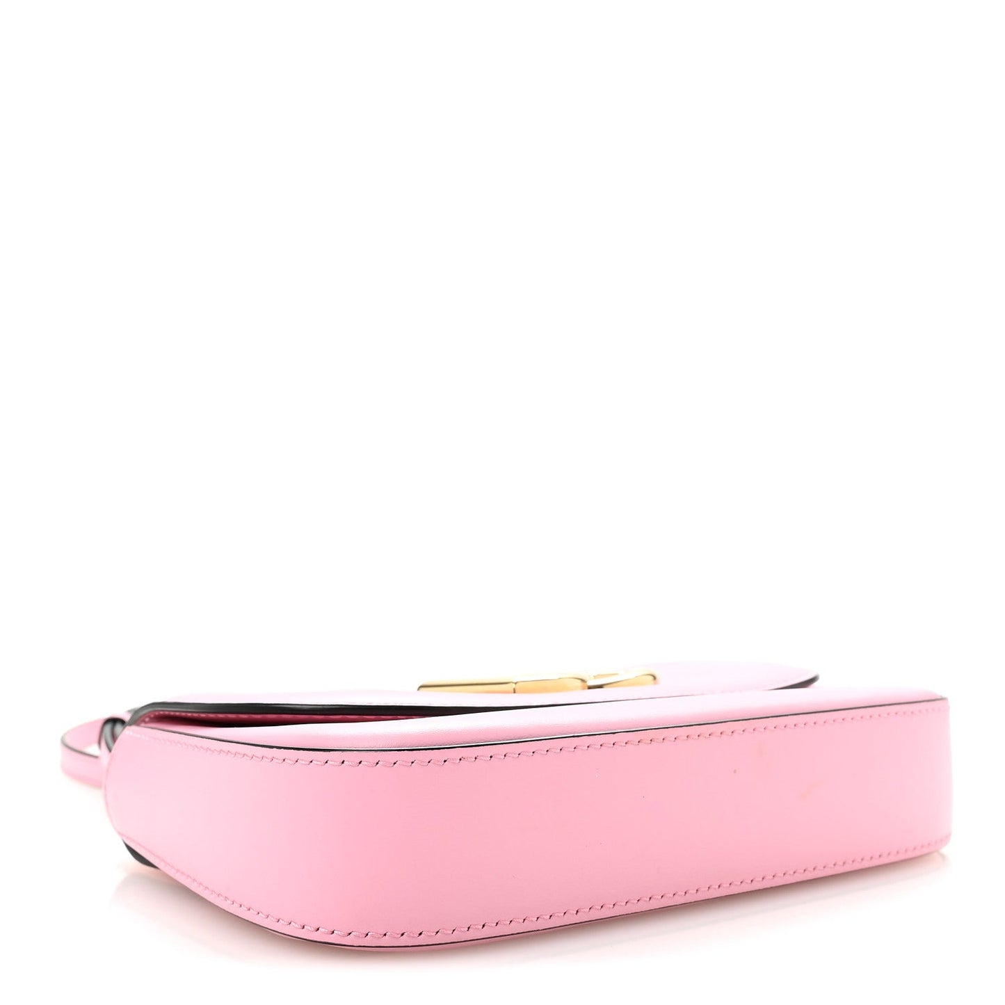 Calfskin 3.5 Flap Crossbody Bag Pink
