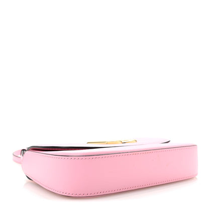 Calfskin 3.5 Flap Crossbody Bag Pink