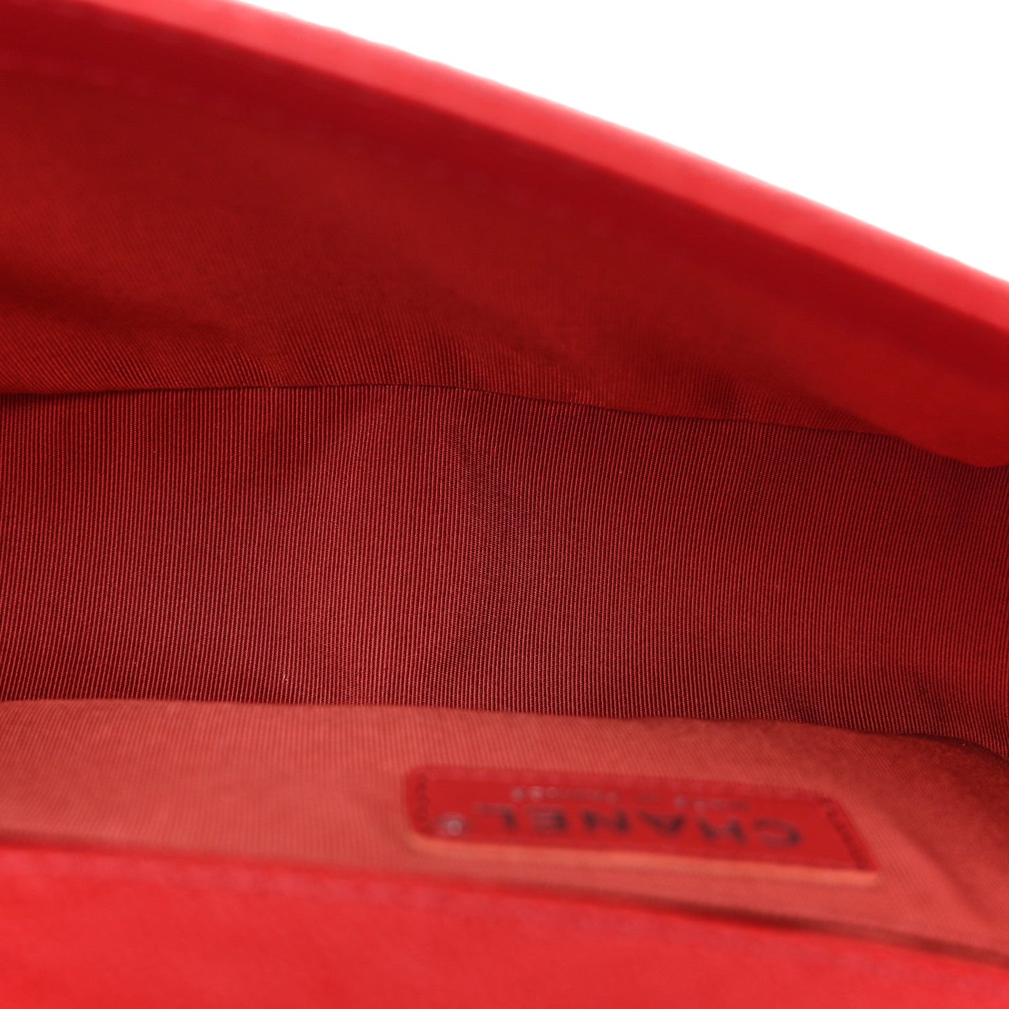 Calfskin Quilted Medium Top Handle Boy Flap Red