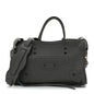 Veau Grana Perforated Blackout Hardware S City Gris Acier