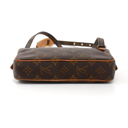 Louis Vuitto Pochette Marly Bandouliere Monogram Canvas Shoulder Bag