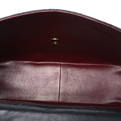 Lambskin Quilted XL Jumbo Single Flap Black
