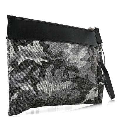 Denim Camo XL The Sack Flat Pouch Grey