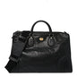 Fluffy Calfskin Morpheus Weekender Duffle Black