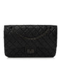 Aged Calfskin Quilted 2.55 Reissue 225 Flap So Black
