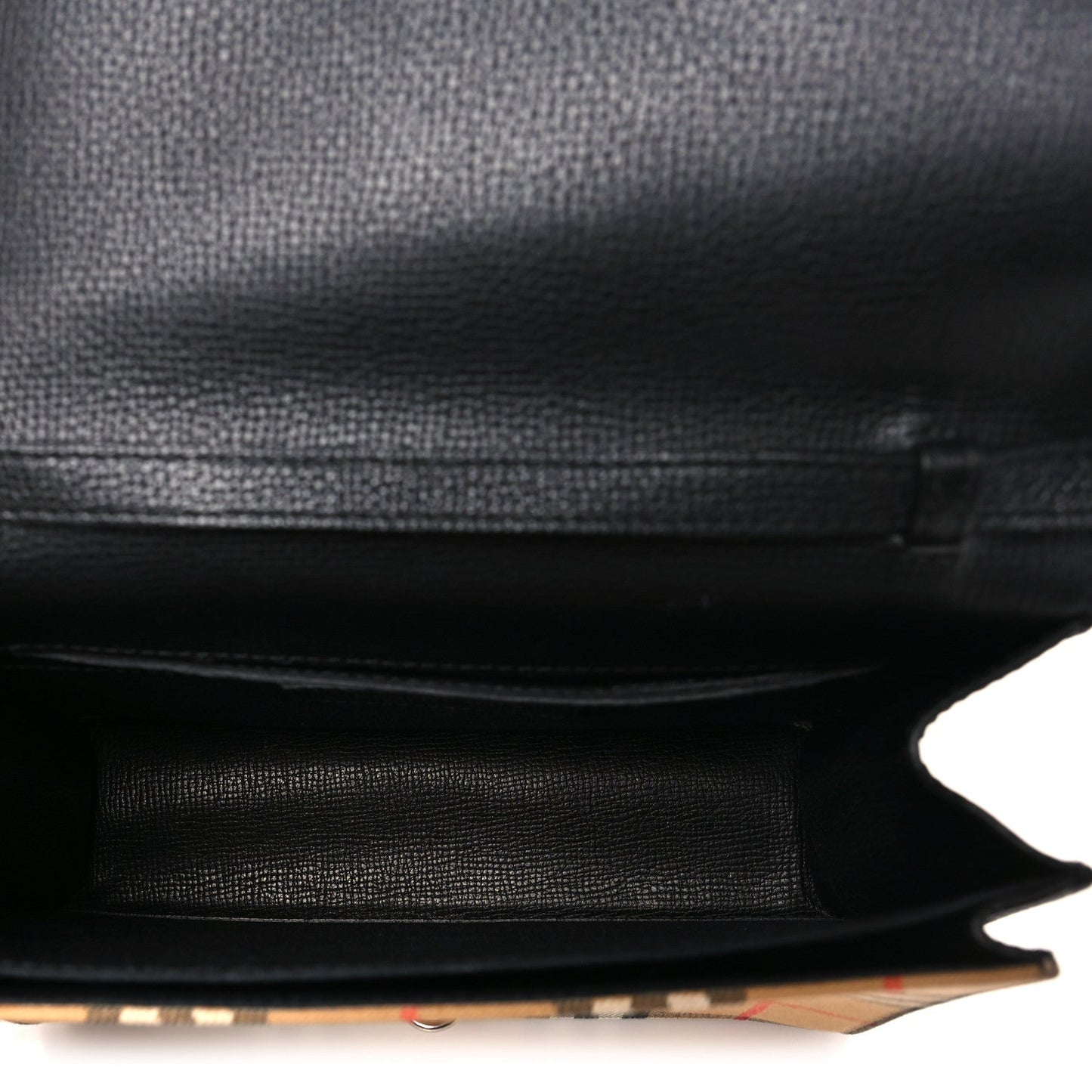 Derby Calfskin Vintage Check Small Macken Crossbody Bag Black