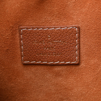 Grained Calfskin Low Key Hobo PM Cognac