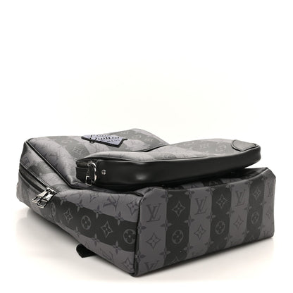 X NIGO Monogram Eclipse Stripes LV Heart Modular Utilitary Backpack