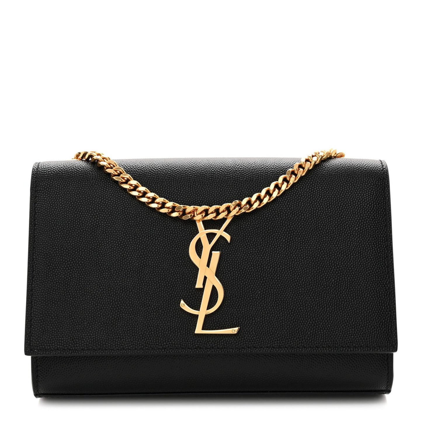 Grain De Poudre Small Monogram Kate Satchel Black