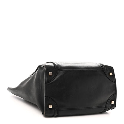 Smooth Calfskin Mini Luggage Black