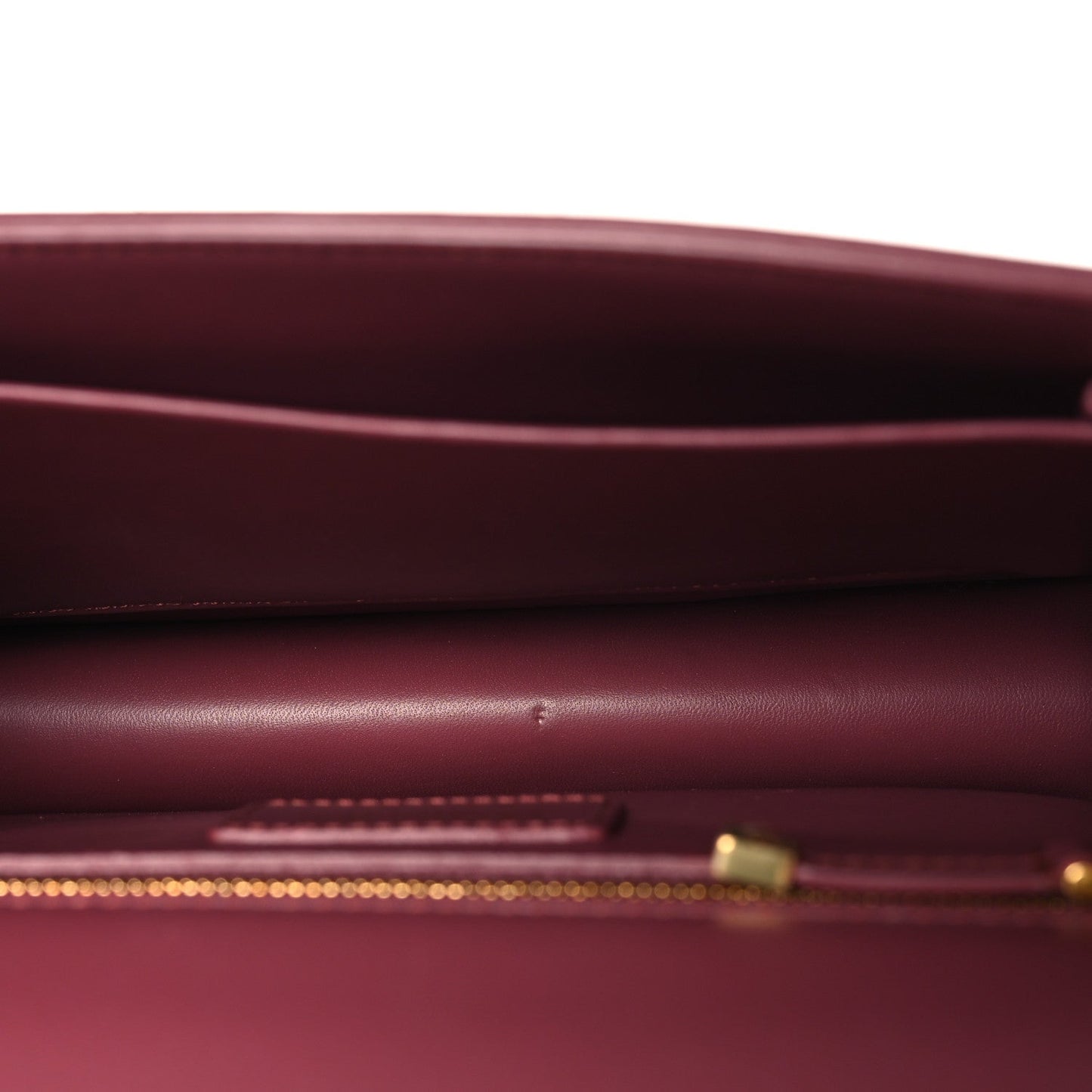 Smooth Calfskin 30 Montaigne Flap Bag Burgundy