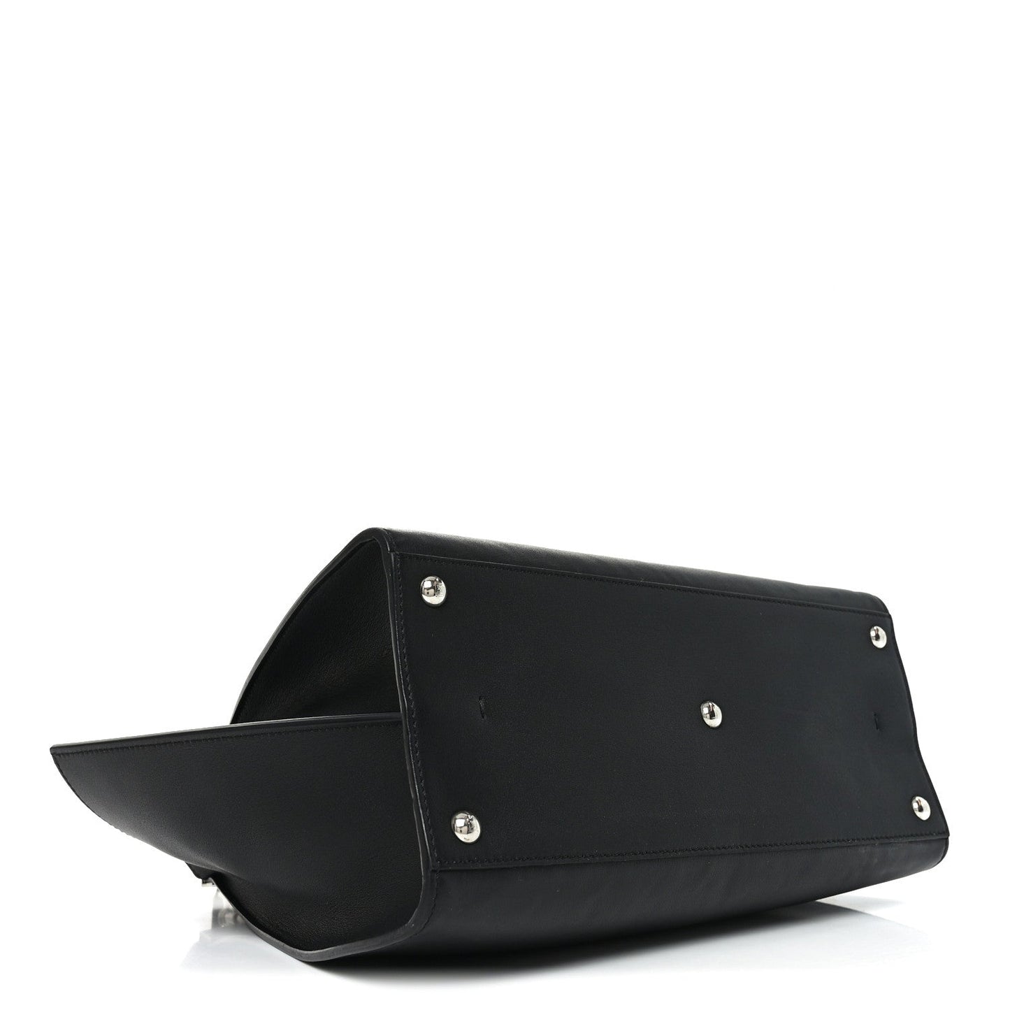 Vitello Dolce Shiny Nappa Petite 3Jours Tote Black