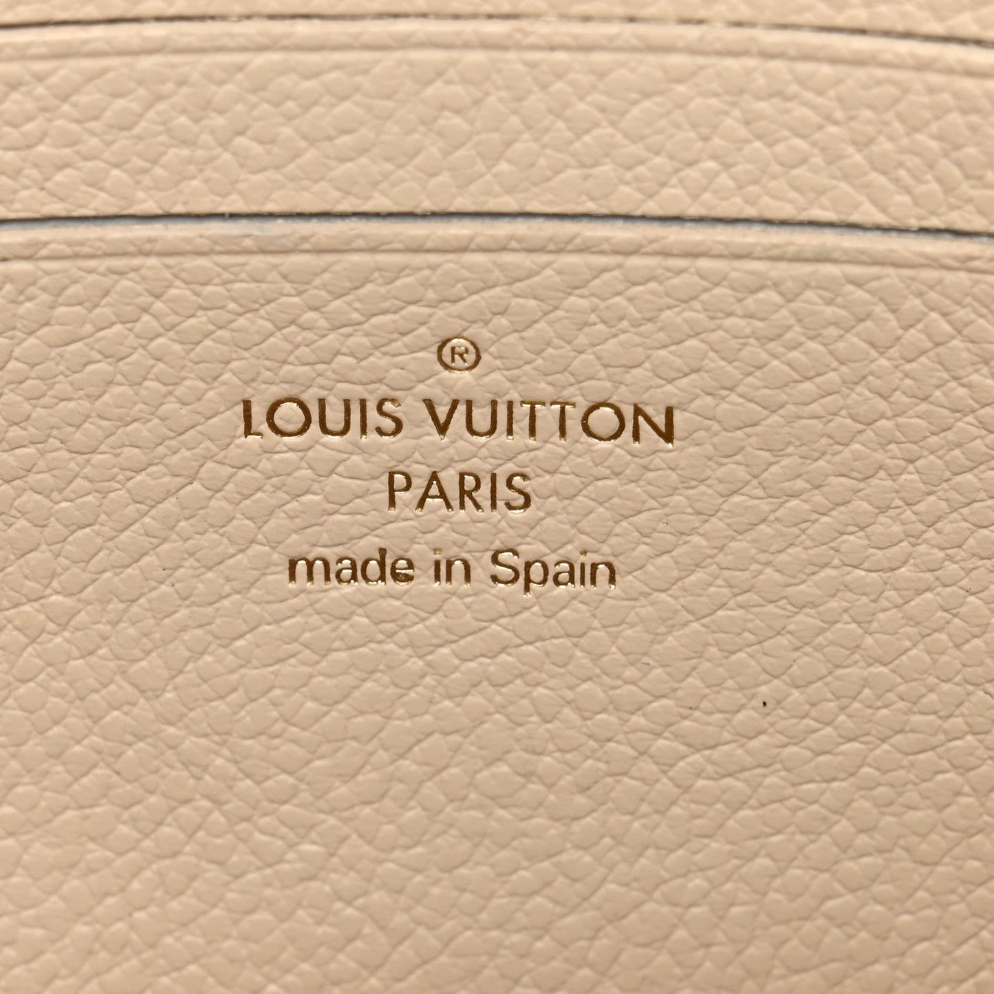 Empreinte Monogram Giant Ivy Wallet On Chain Cream