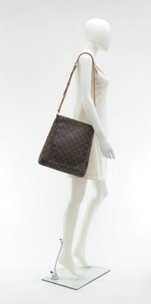 Louis Vuitto Musette Monogram Canvas Large Shoulder Bag