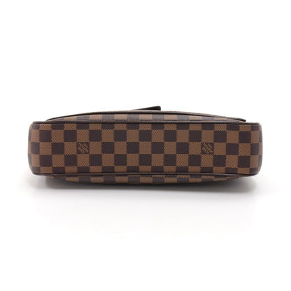 Louis Vuitto Aubagne Damier Ebene Canvas Shoulder Bag