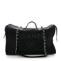 Mixed Fibers Large Deauville Bowling Bag  Black