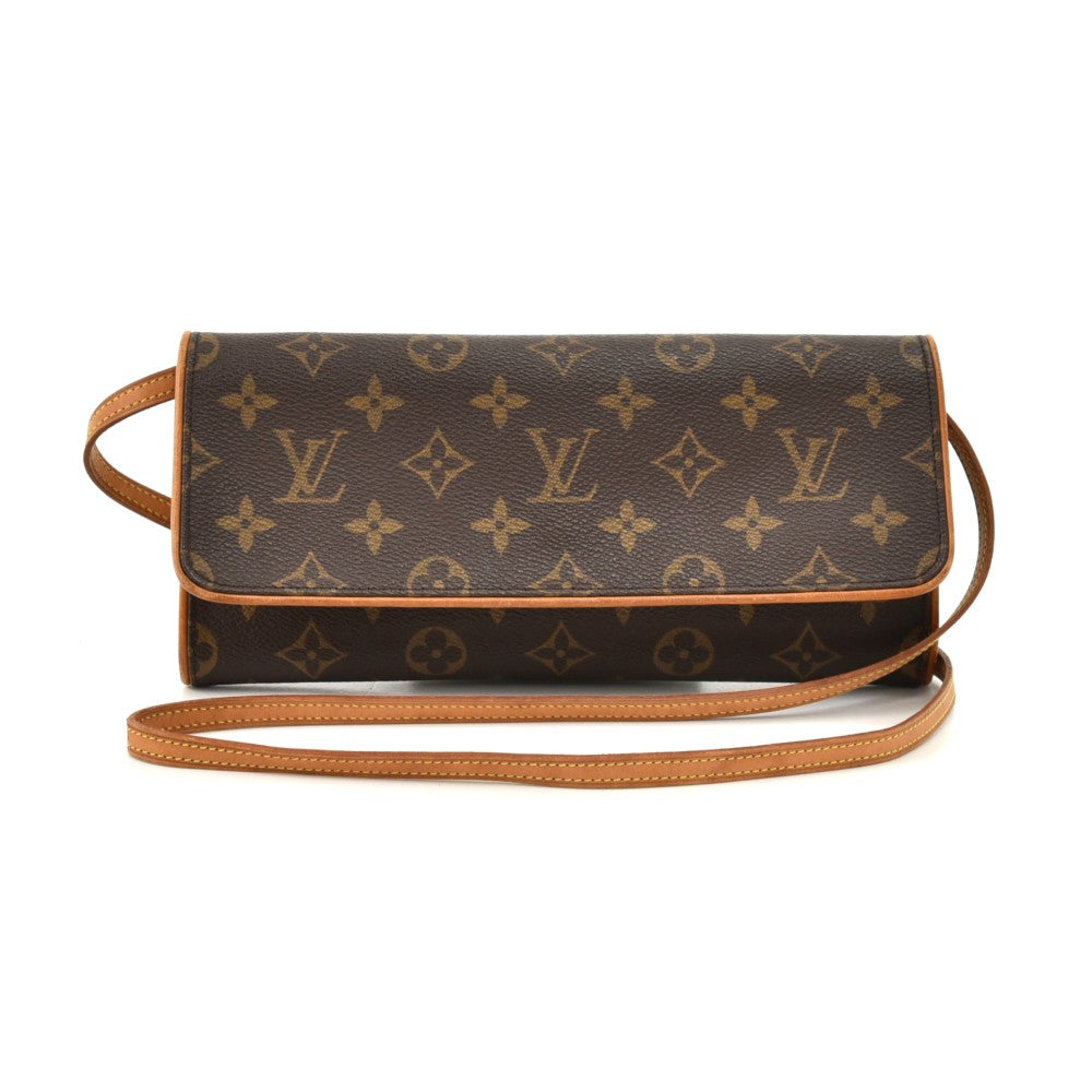 Louis Vuitto Pochette Twin GM Monogram Canvas Shoulder Bag