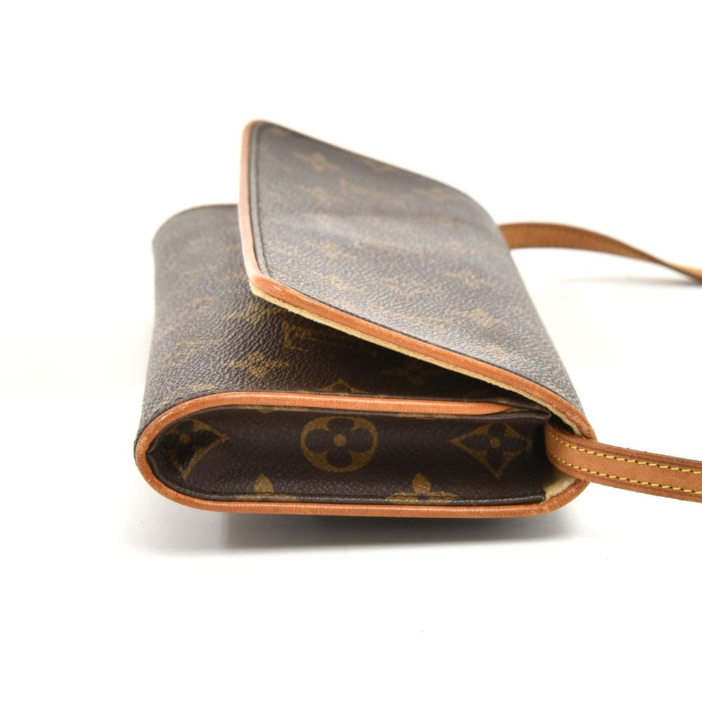 Louis Vuitto Pochette Twin GM Monogram Canvas Shoulder Bag
