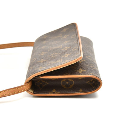 Louis Vuitto Pochette Twin GM Monogram Canvas Shoulder Bag