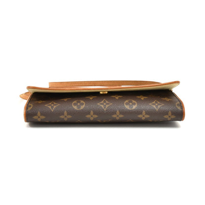 Louis Vuitto Pochette Twin GM Monogram Canvas Shoulder Bag