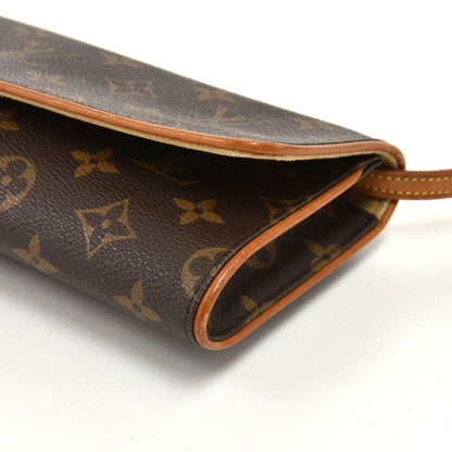 Louis Vuitto Pochette Twin GM Monogram Canvas Shoulder Bag