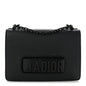 Ultra Matte Calfskin J'Adior Chain Flap Bag Black