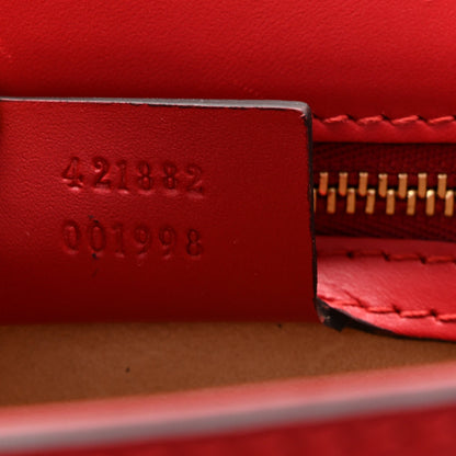 Calfskin Small Sylvie Shoulder Bag Hibiscus Red