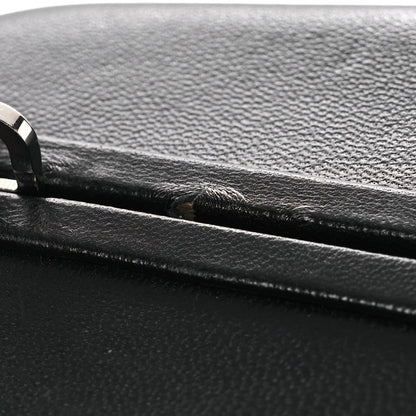 Calfskin G Chain Clutch Black