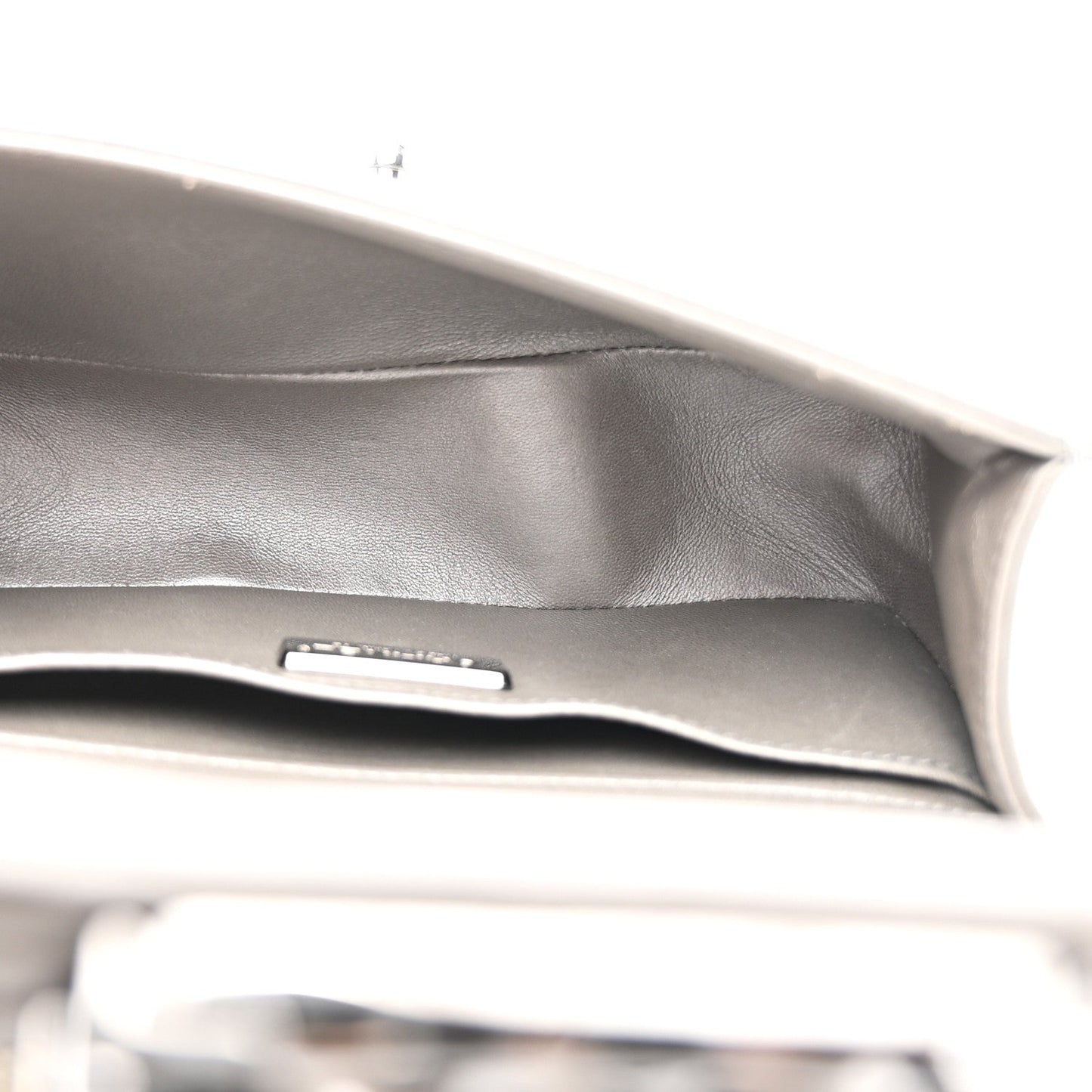 Galuchat Stingray Small Boy Flap Silver