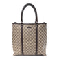 GG Plus Monogram Joy Vertical Tote Dark Brown