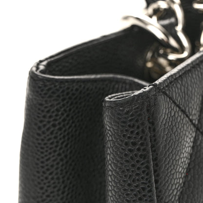Caviar Quilted Grand Shopping Tote GST Black