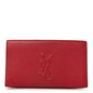 Calfskin Monogram Large Belle De Jour Clutch Red