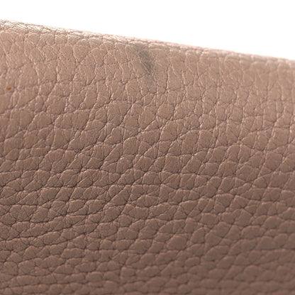 Grained Lambskin Drew Shoulder Bag Cement Pink