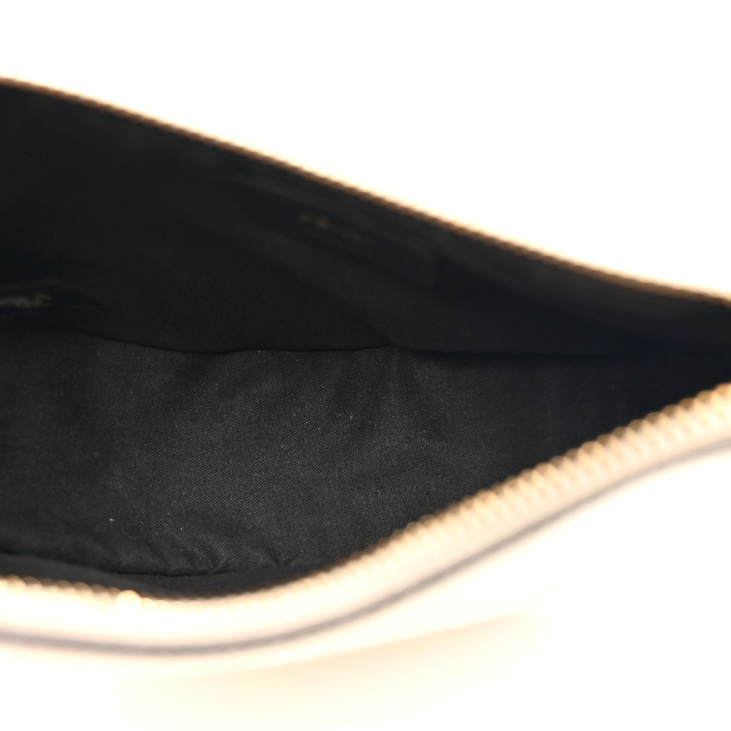 Vitello Grace Matte Mini Fendigraphy Hobo Bag White Ice