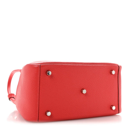 Taurillon Clemence Lindy 26 Rouge Pivoine