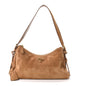 Scamosciato Suede Medium Aimee Shoulder Bag Cacao